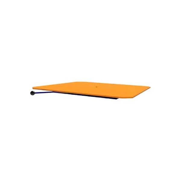 Omni Metalcraft Omni Metalcraft Low Profile Manual Turntable 48" Diameter x 2-1/2"H - Circle Top Plate LPMTC-48-PH-90-2.5 - main